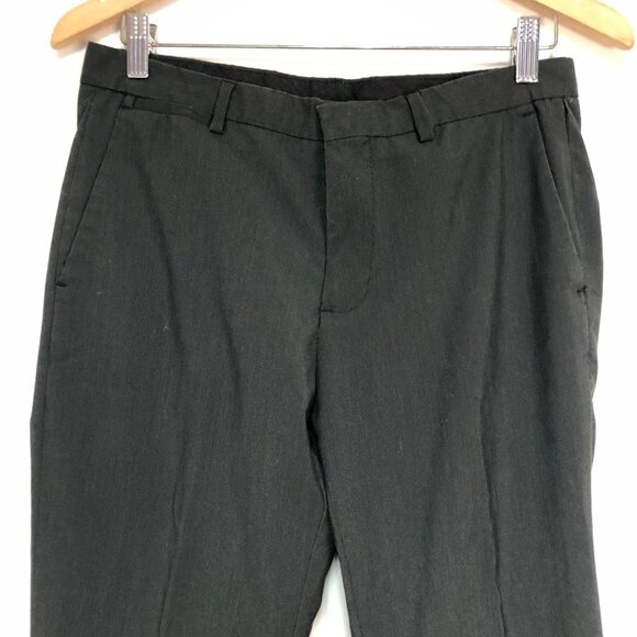 Calvin Klein Dark Charcoal Grey Slim Fit Straight Leg Dress Pants Size 30 - Picture 2 of 10